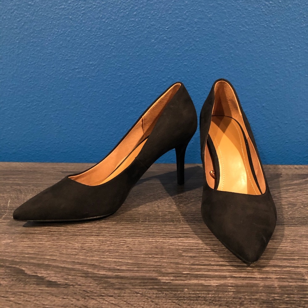 Black Suede Heels